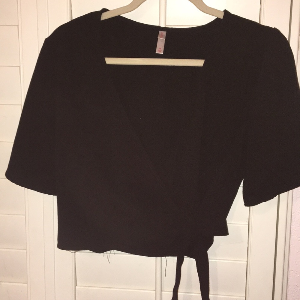 Black Evening Blouse